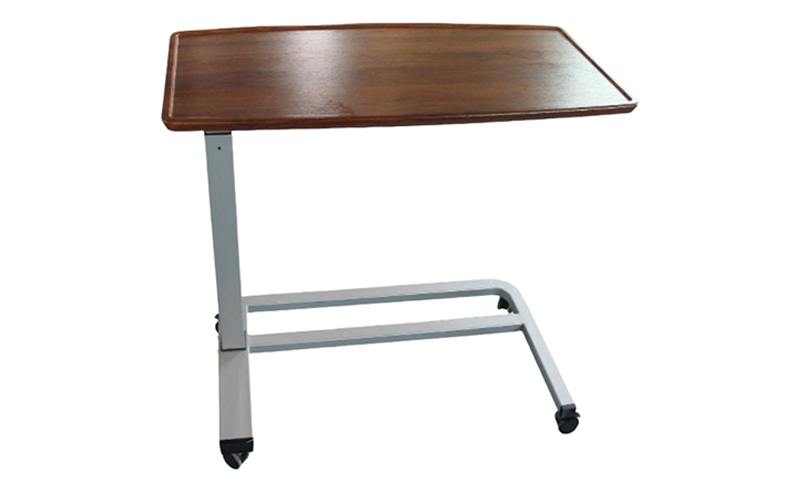 hospital side table on wheels