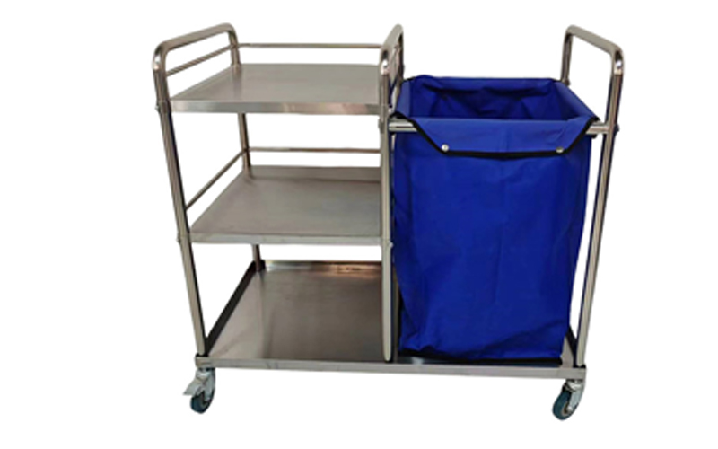 stainless steel housekeeping carts