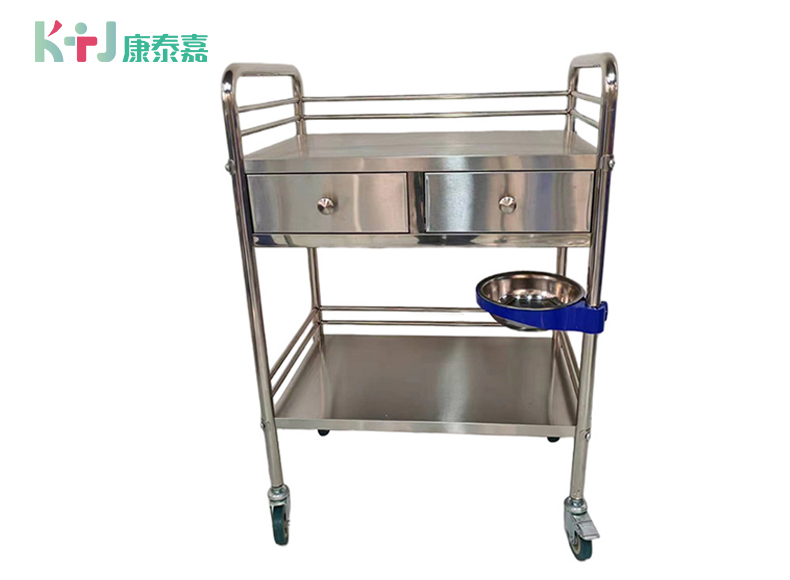 Stainless steel trolley