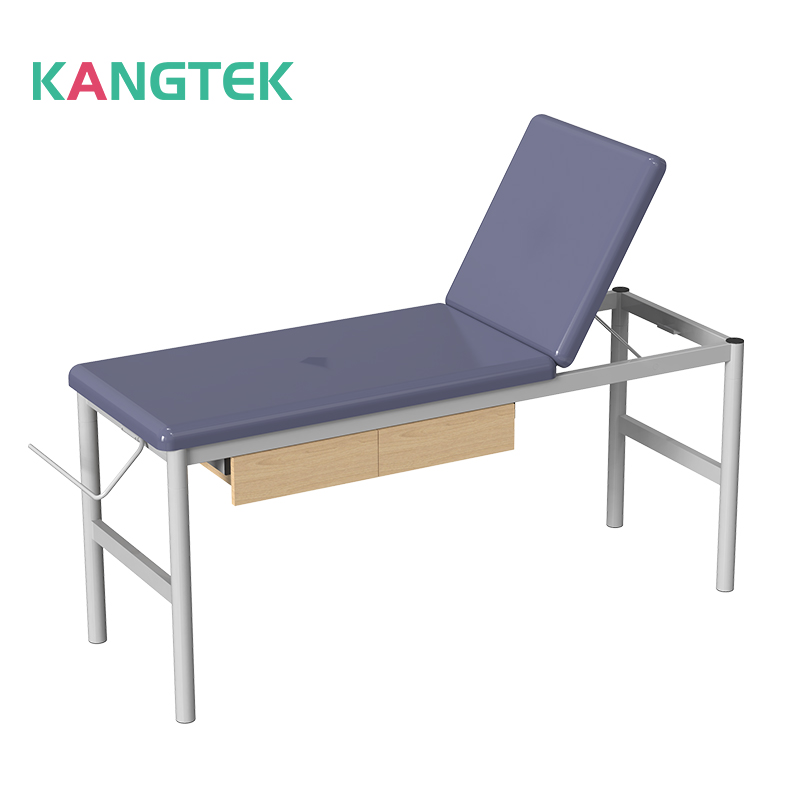 درازوں کے ساتھ ایڈجسٹ ایبل ہسپتال ایگزامینیشن بیڈ
