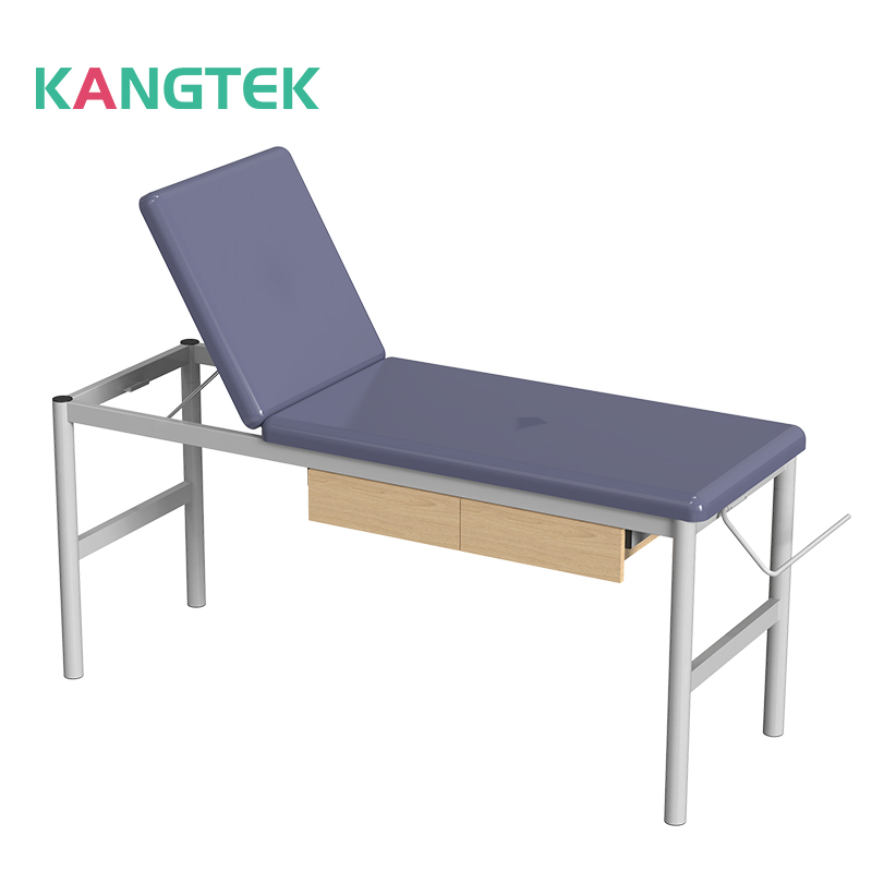 درازوں کے ساتھ ایڈجسٹ ایبل ہسپتال ایگزامینیشن بیڈ