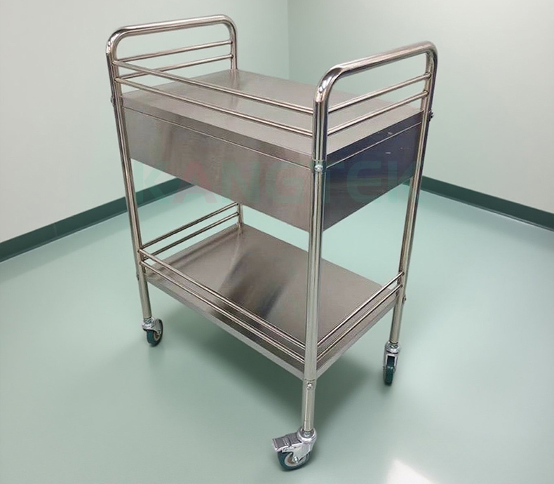 stainless steel carts with wheels