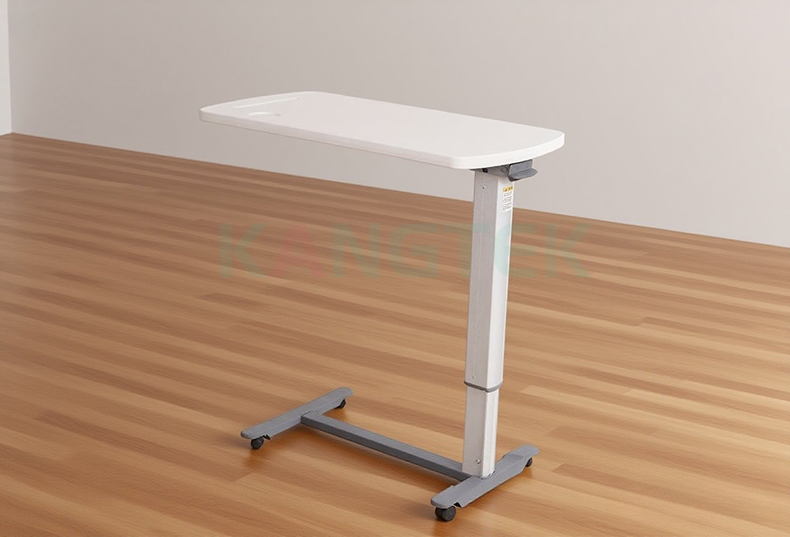 hospital side table on wheels