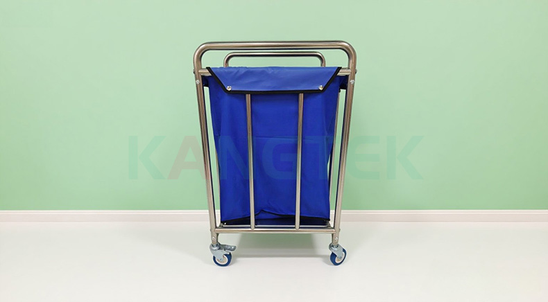 hospital stainless steel trolley