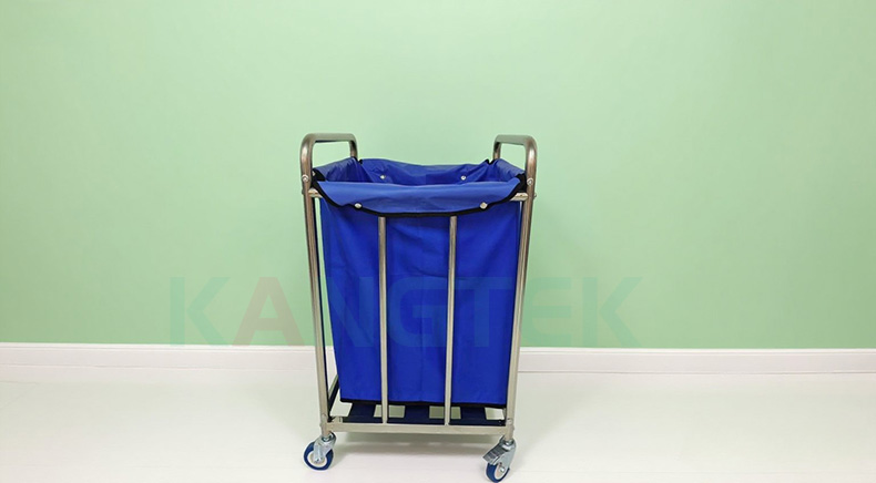 hospital stainless steel trolley