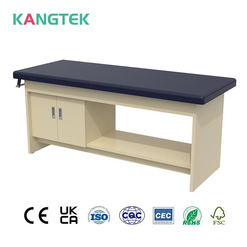KANGTEK Wooden Medical Examination Table with Integrated Storage