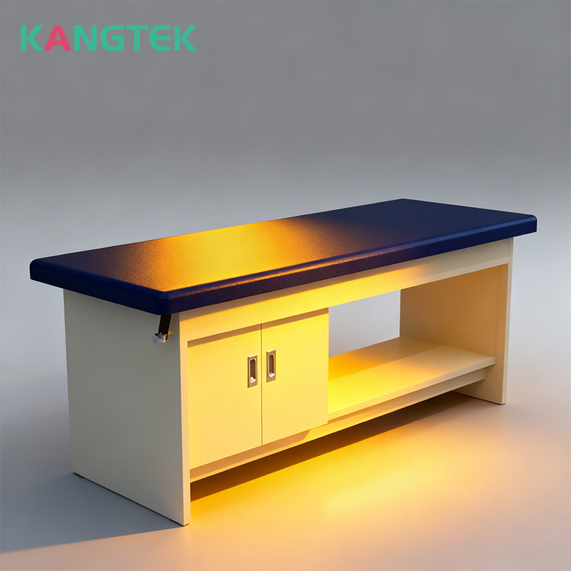 KANGTEK Wooden Medical Examination Table with Integrated Storage