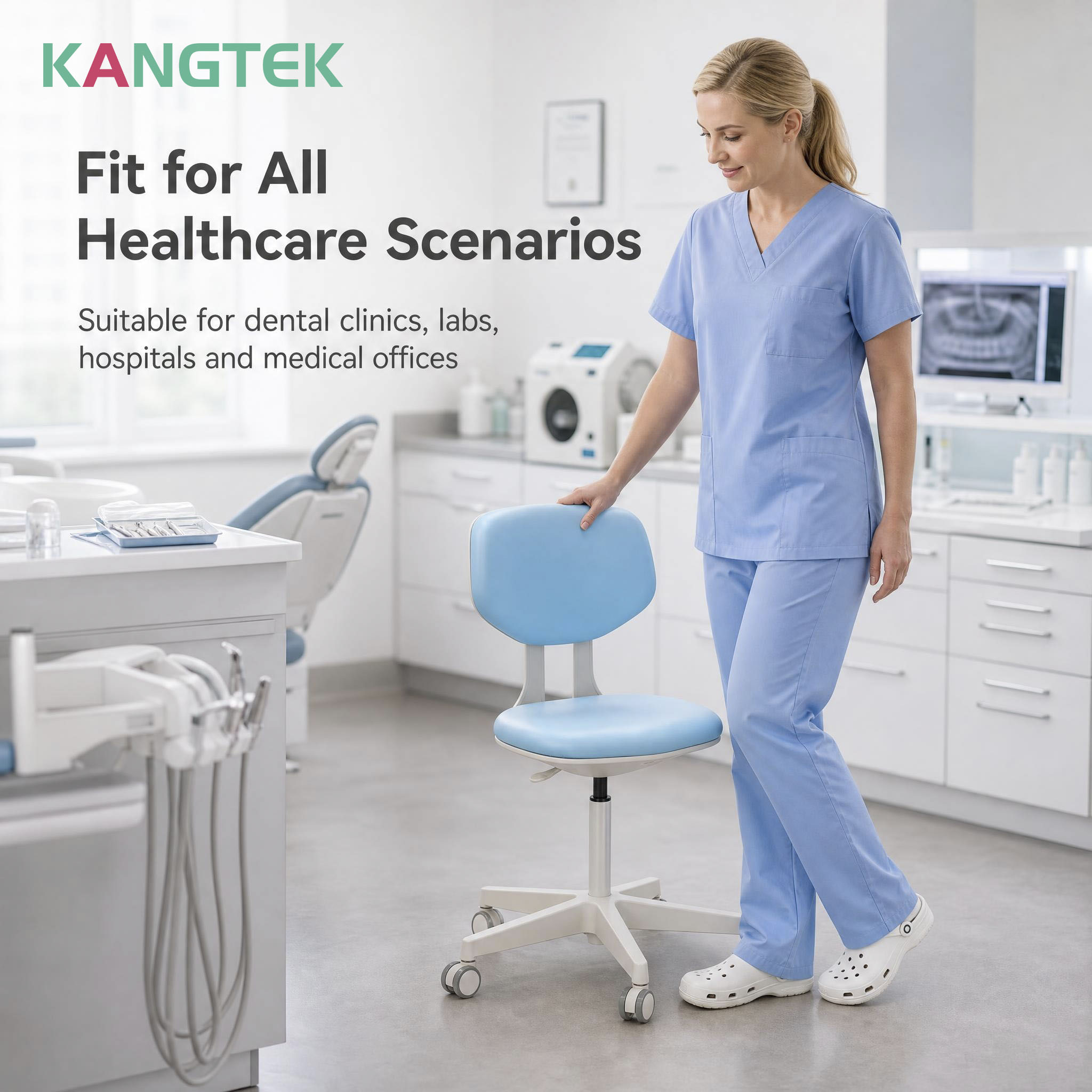 KANGTEK Medical Stool Chair for Healthcare Professionals