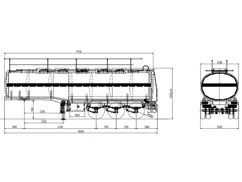 Stainless Steel Tanker Trailers