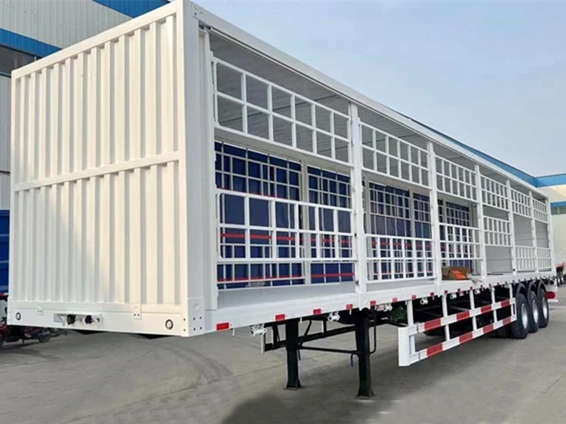 3 Axle Curtain Trailer