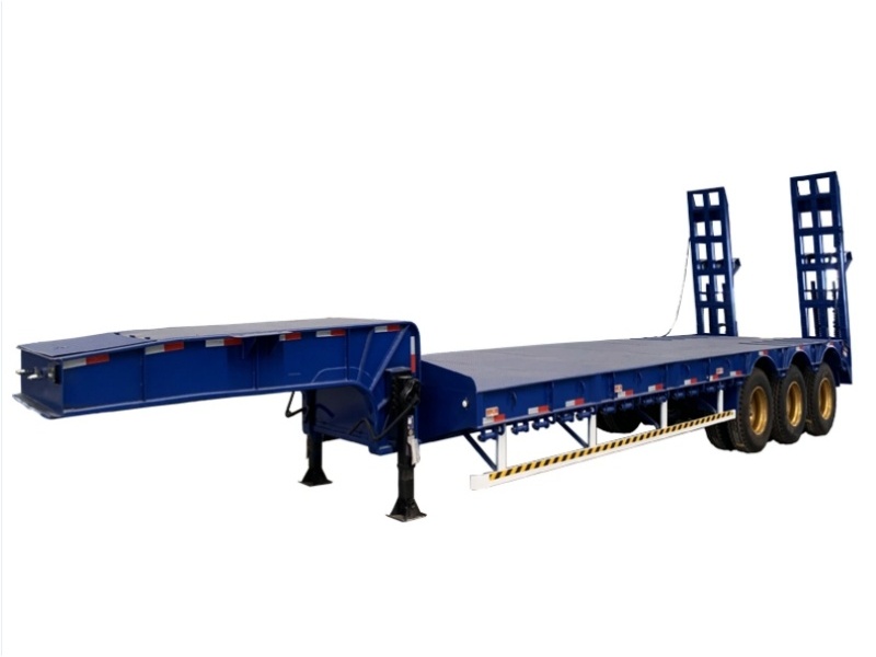 low bed truck trailer