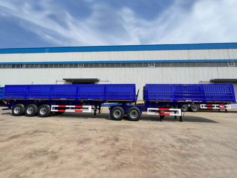 low bed truck trailer