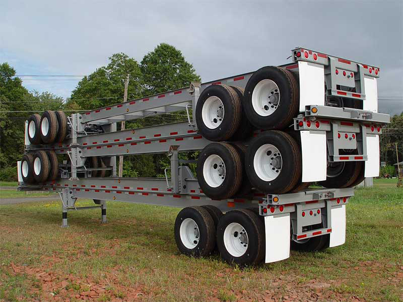 container chassis semi trailer