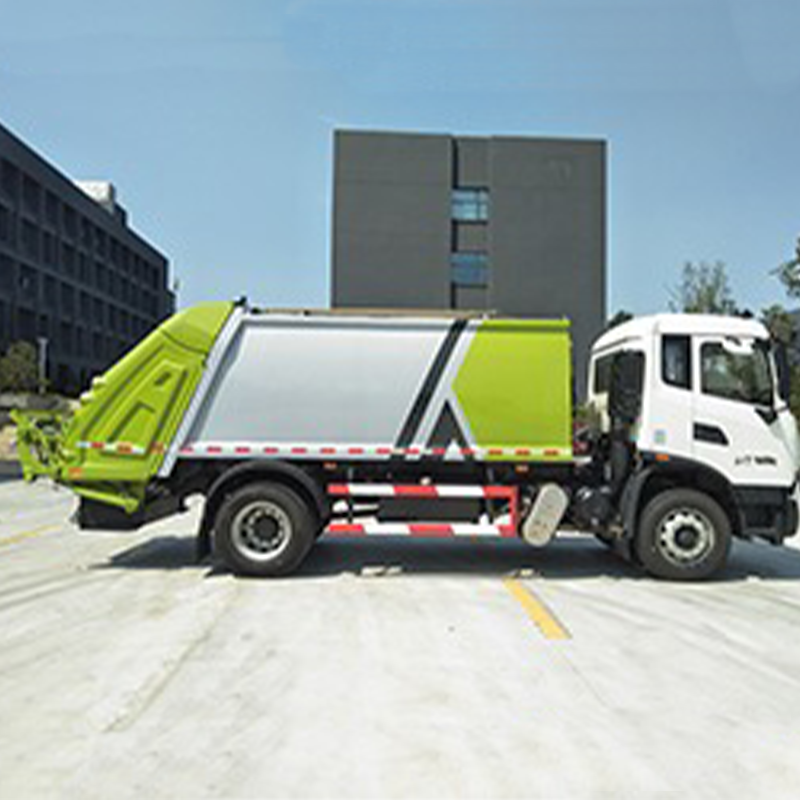 Pressed Trash Removal Vehicle