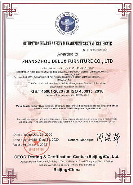 Chứng chỉ hệ thống quản lý an toàn sức khỏe nghề nghiệp