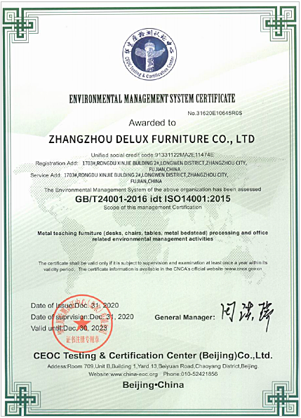 Chứng chỉ hệ thống quản lý môi trường