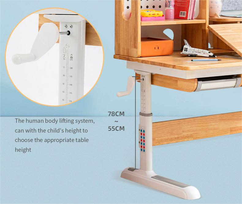 kids study desk with drawers