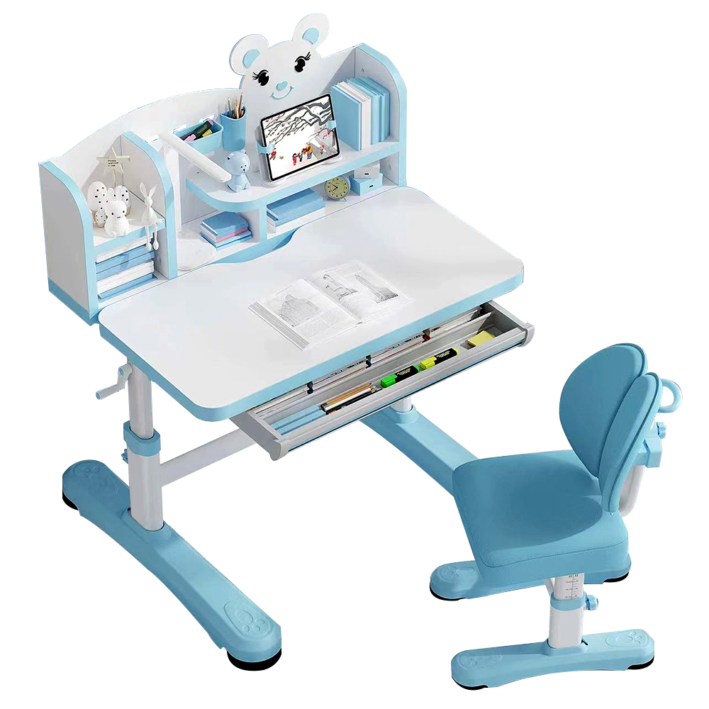 Height Adjustable Ergonomic Children Study Table And Chair Set