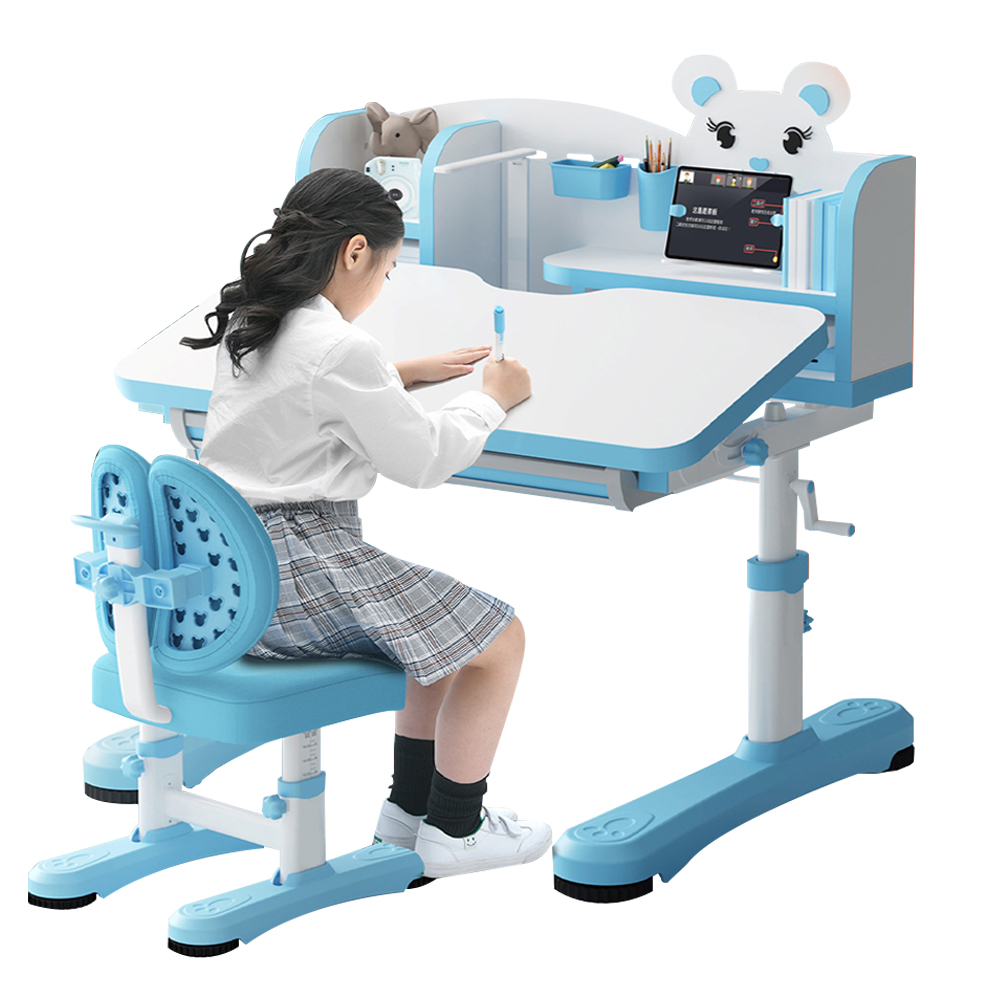 Height Adjustable Ergonomic Children Study Table And Chair Set