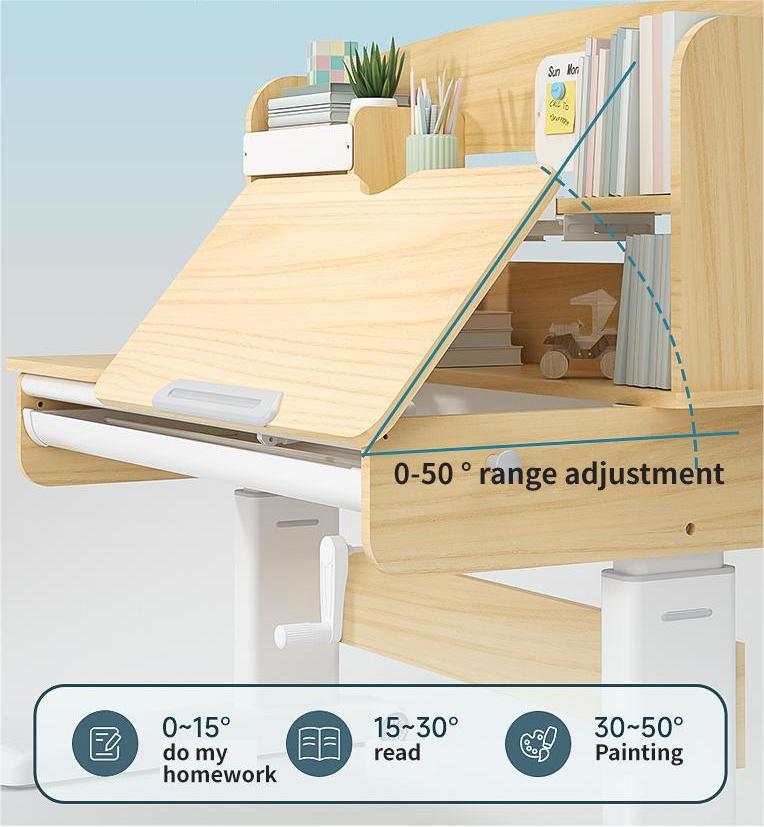 height adjustable kids learning table