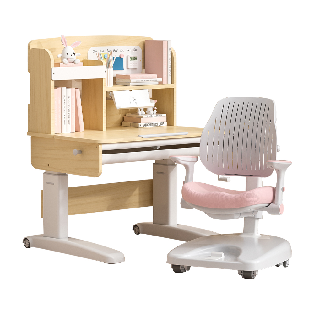 Height Adjustable Ergonomic Small Children Study Table And Chair