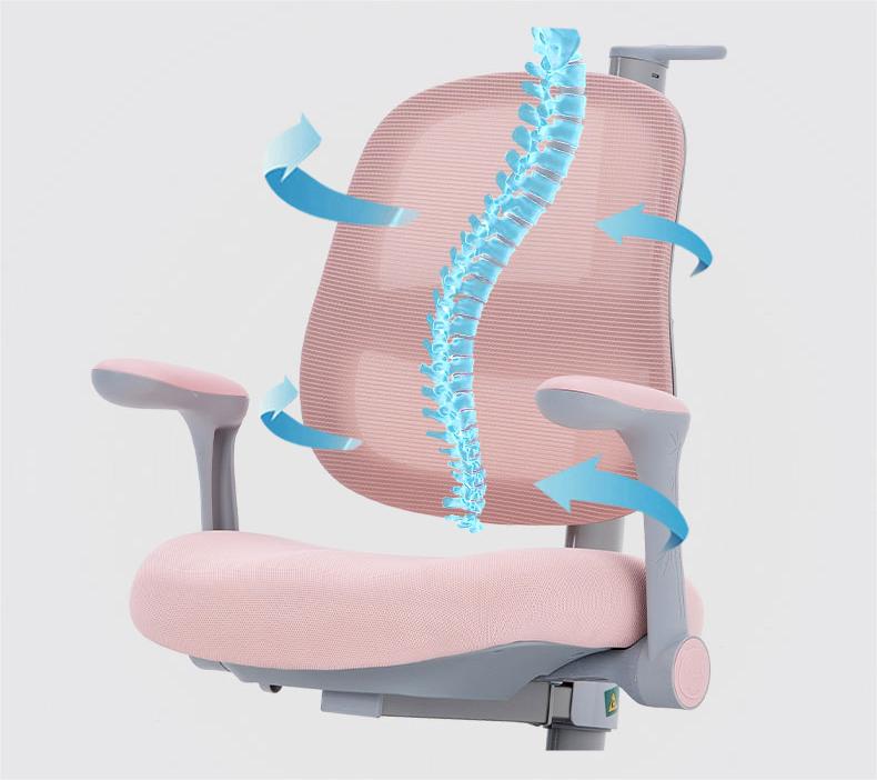 mesh children study chair