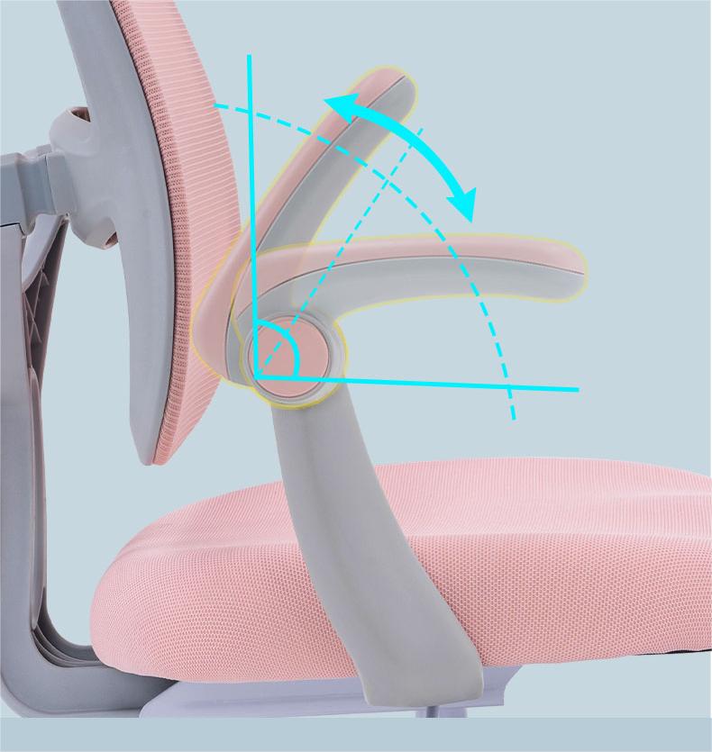 children study chair with armrest