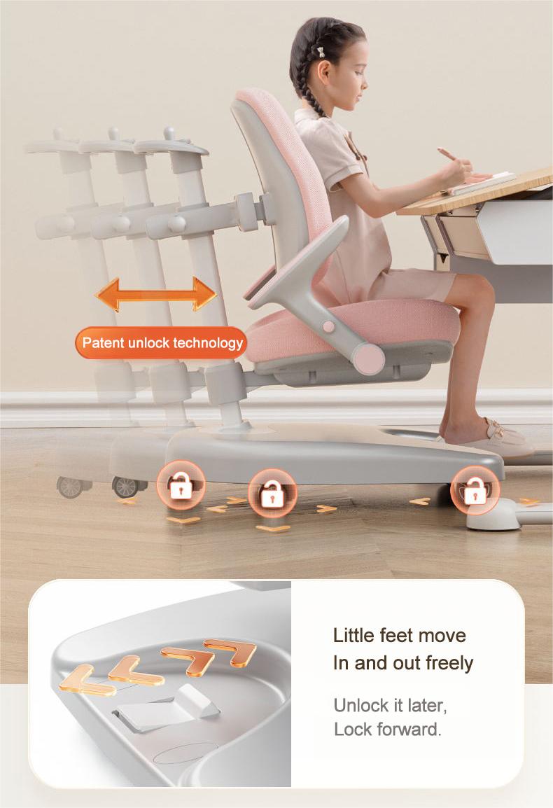 ergonomic study chair for kids