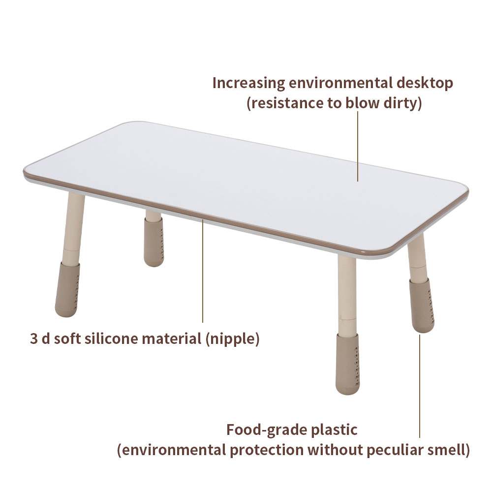 Height Adjustable Preschool Childcare Multifunctional Kids Table