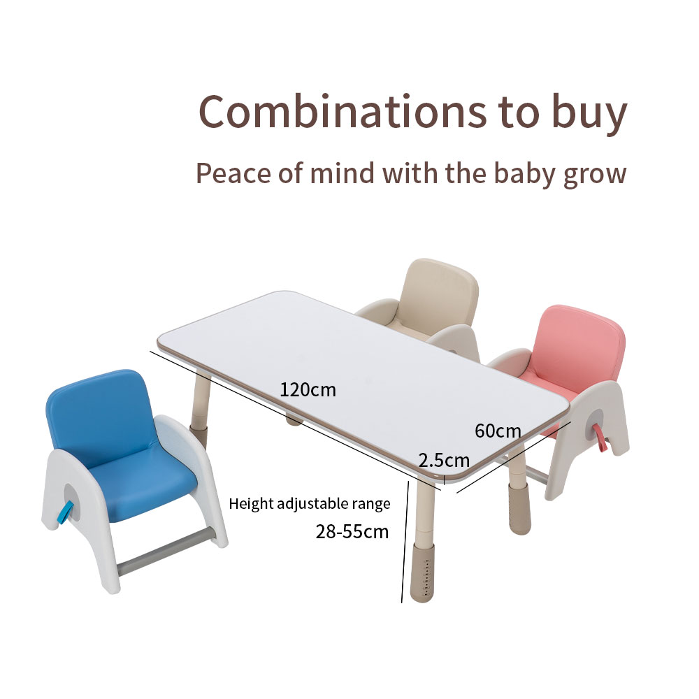 Height Adjustable Preschool Childcare Multifunctional Kids Table