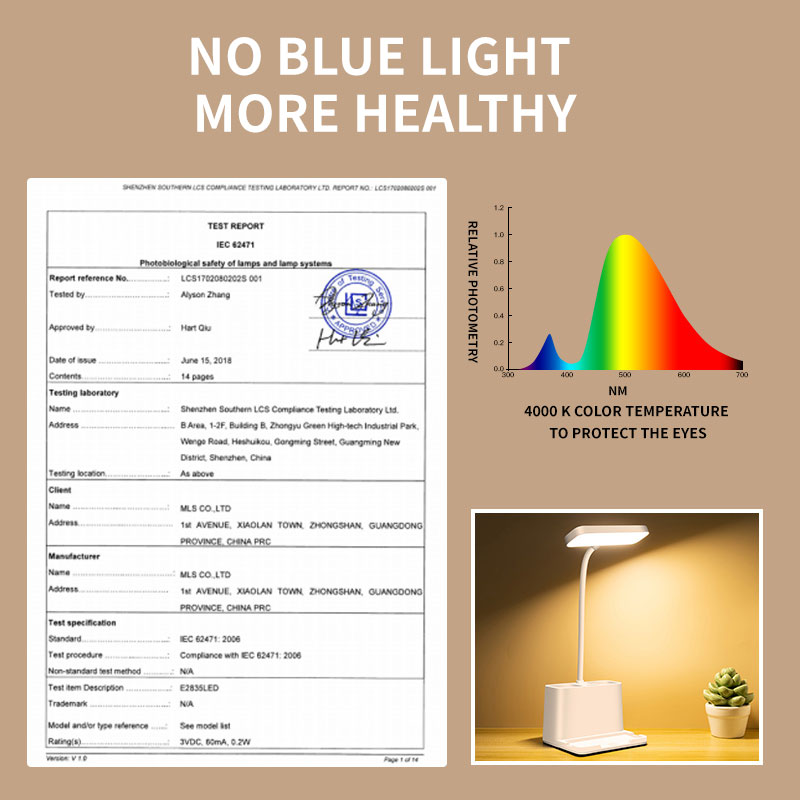 Eye Protection Desk Touch Led Study Lamp Usb Charging