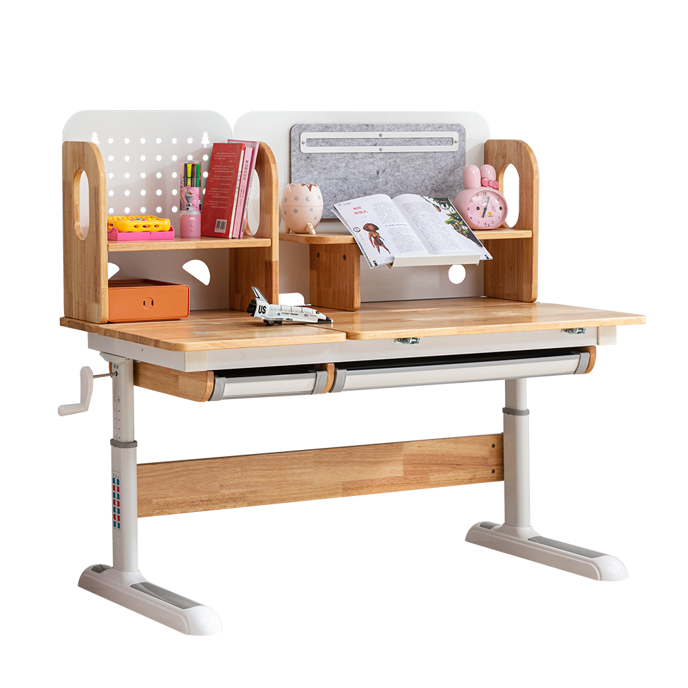 Large Kids Furniture Study Desk With Drawers