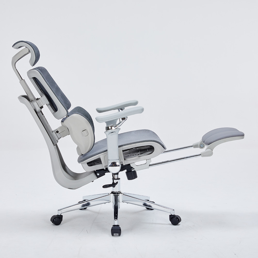 Ergonomiczne krzesło siatkowe z dzielonym oparciem