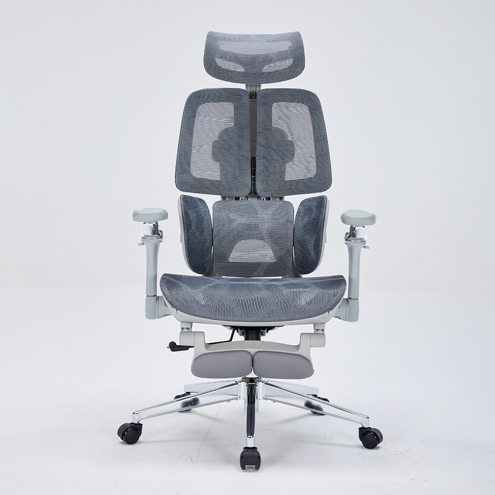 Ergonomiczne krzesło siatkowe z dzielonym oparciem