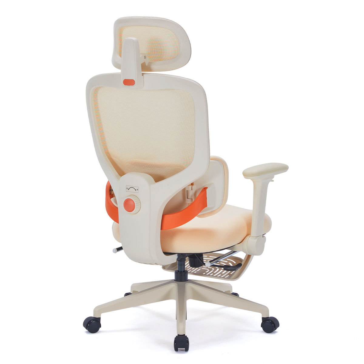 Scaun de birou ergonomic pentru femei YX-977 cu suport lombar extensibil