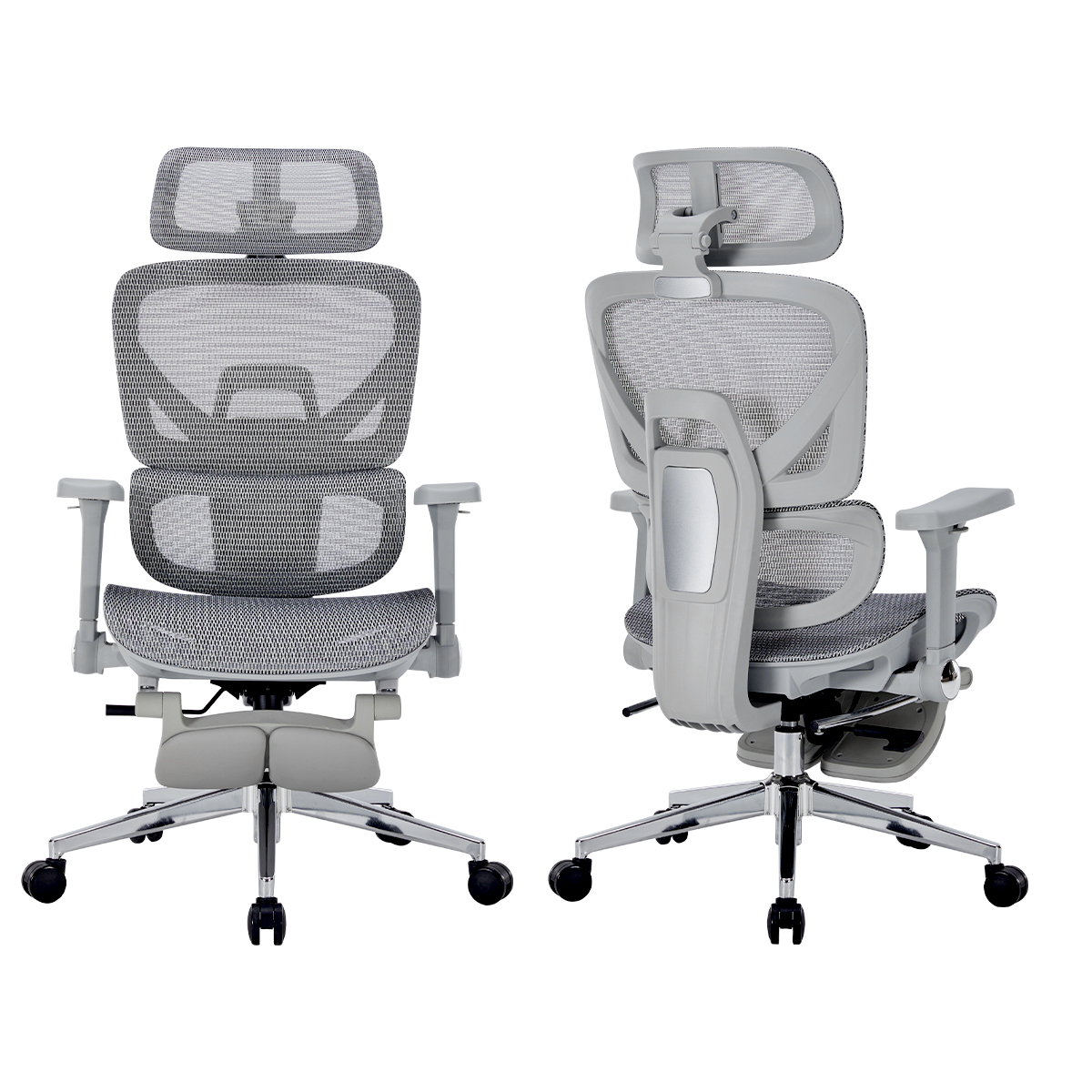 Scaun de birou SG-610 din plasă integrală cu cotiere reglabile