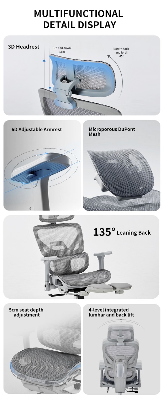 ergonomic mesh office chair