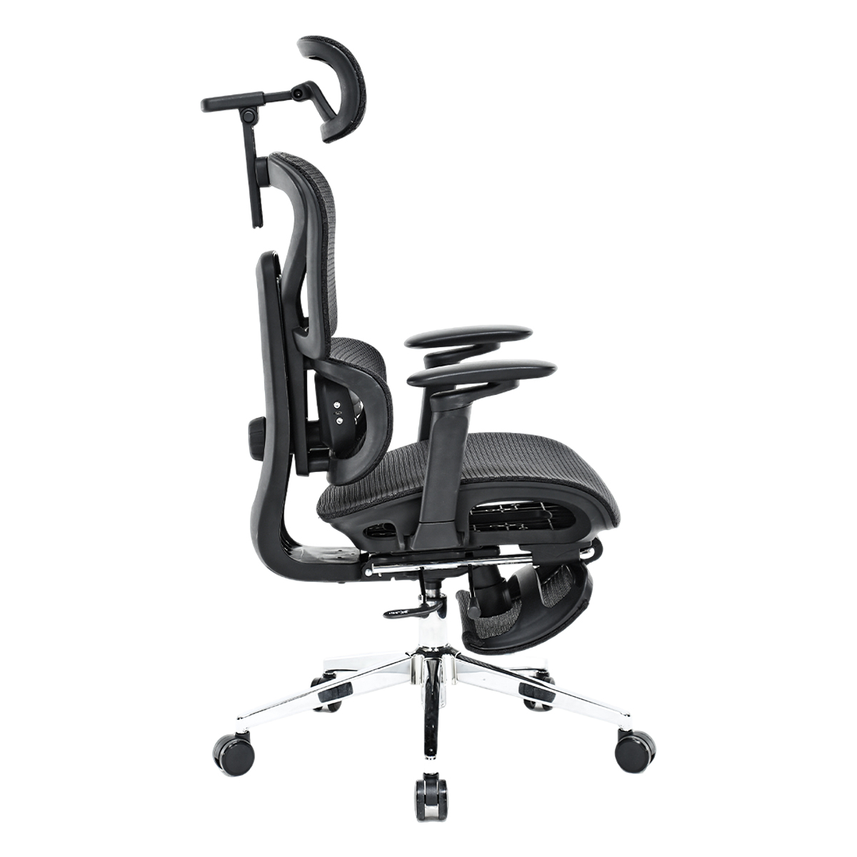 Silla de oficina con soporte lumbar y masaje eléctrico U-200 con reposabrazos 5D