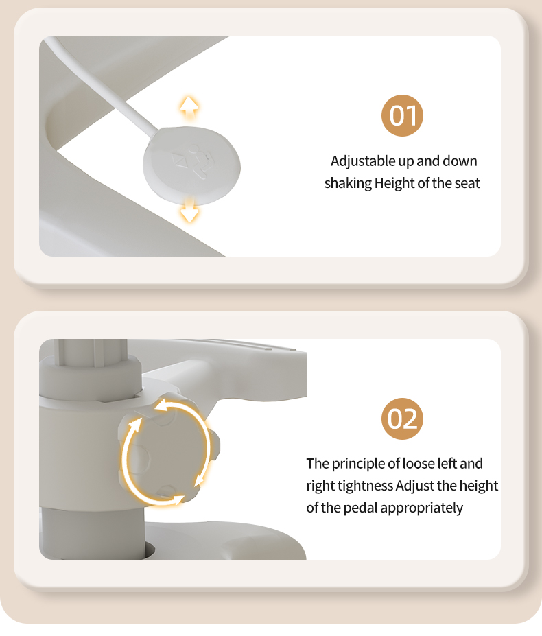 Kids chair with footrest