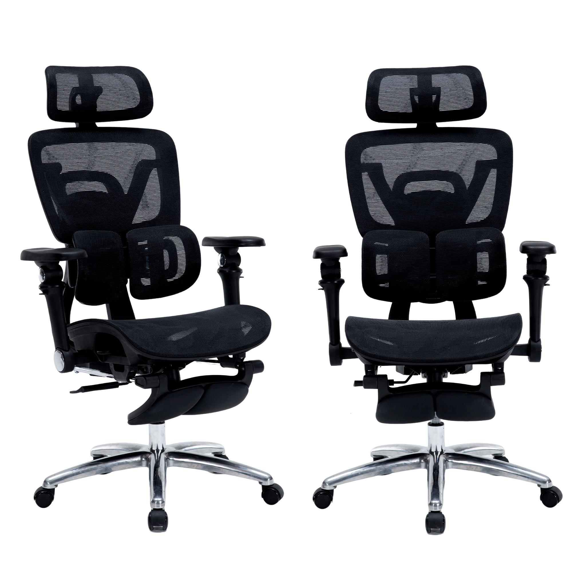 Silla de malla para computadora SG-630 con soporte lumbar ajustable avanzado