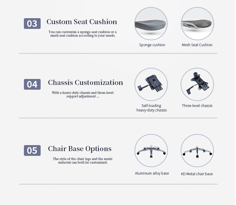 High back task chair