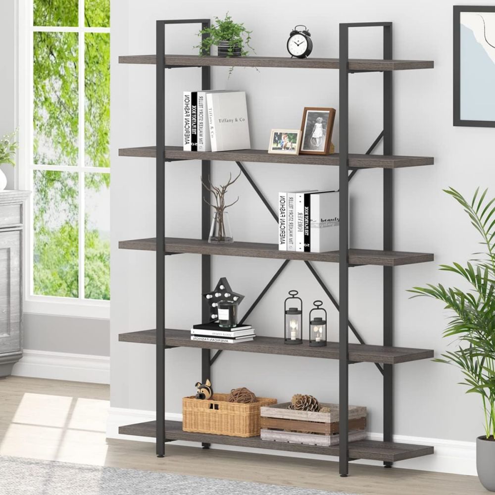 Træ Stue Display Rack Opbevaring Hylde Stand