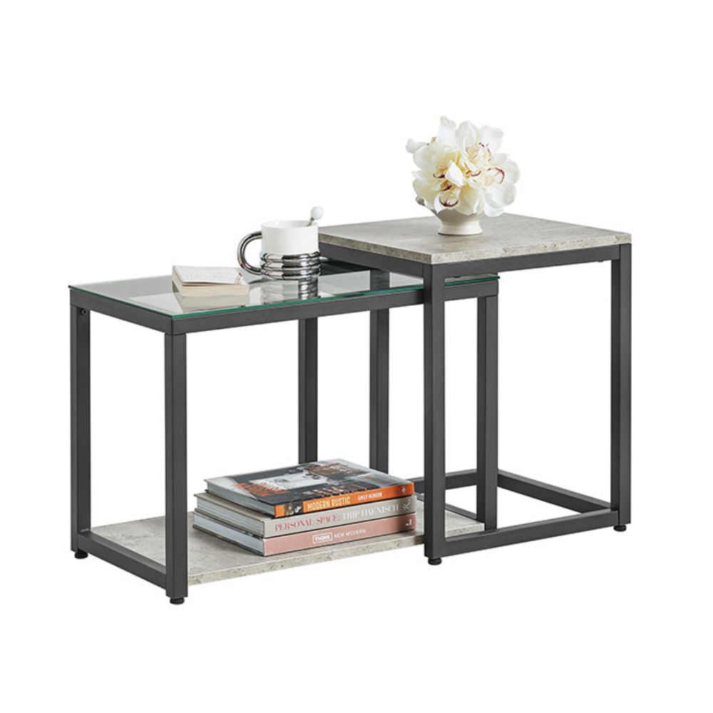 Living Room Industrial Style Modern Rectangle Coffee Desk