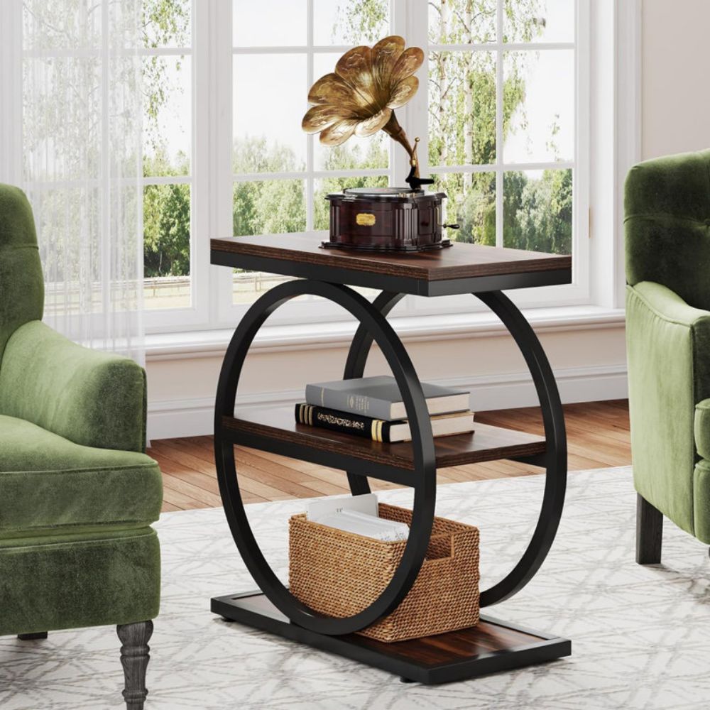 round end table for living room