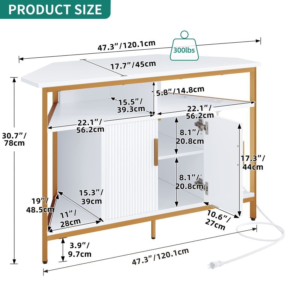 corner tv unit