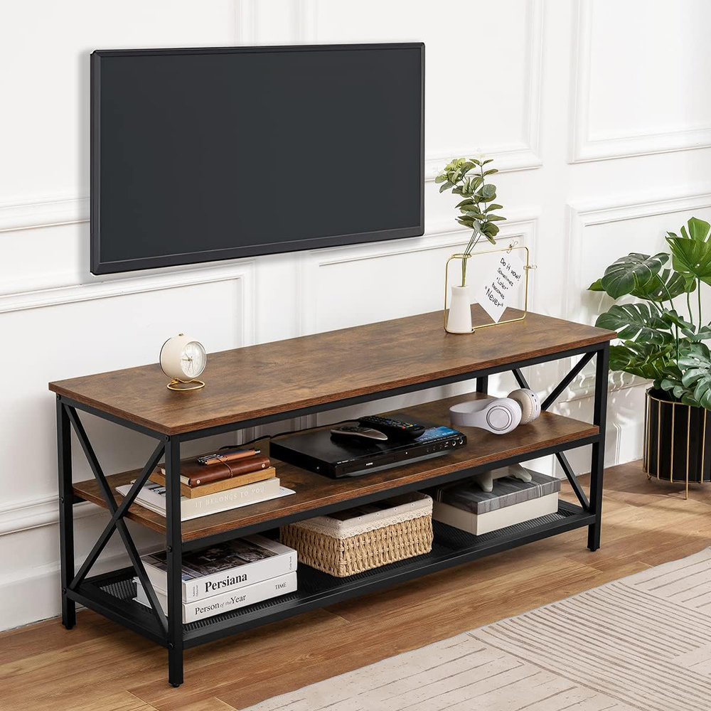 Living Room Wood Long TV Stand Console Table