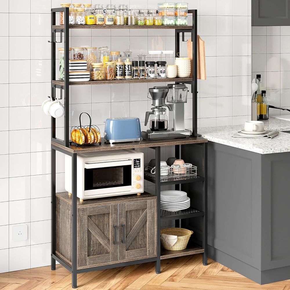 Large Metal Bakers Rack Supply Industrial Metal Kitchen Bakers Rack Shelf With Storage For ...