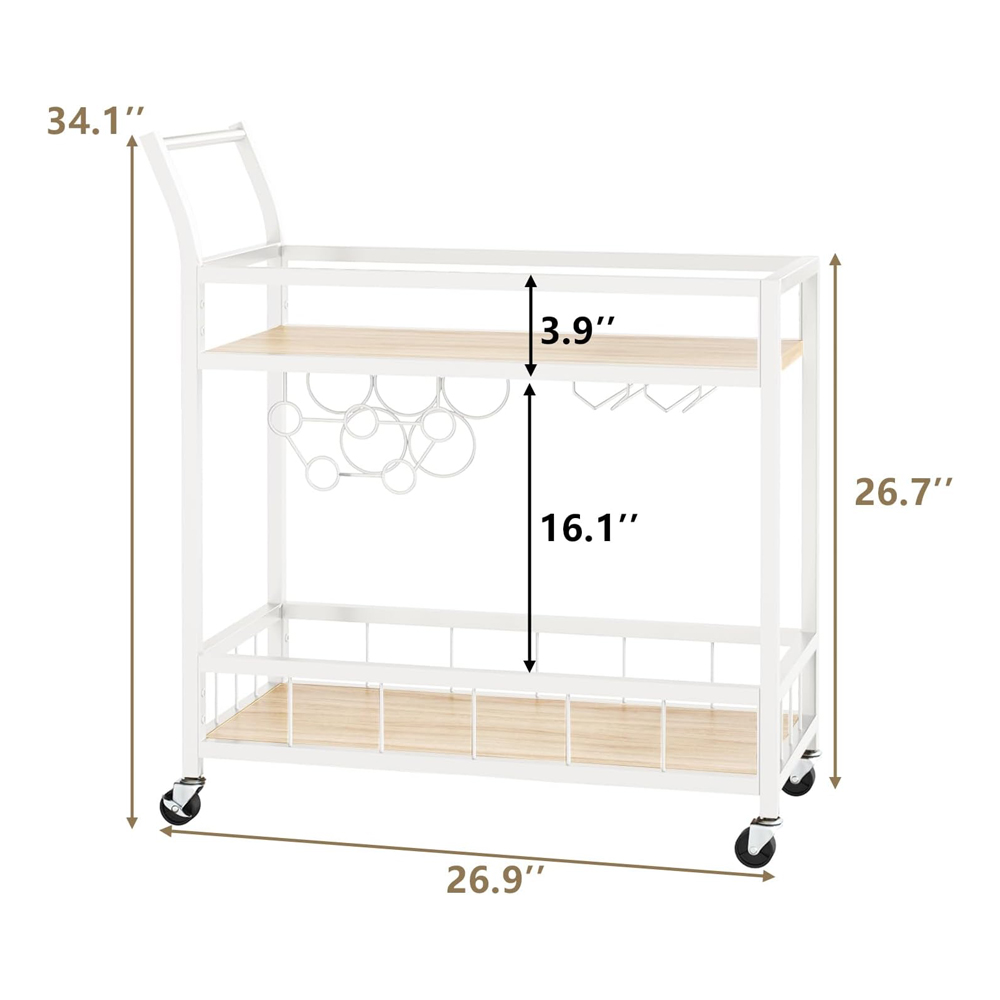 Petit support de table de four à micro-ondes de chariot utilitaire de cuisine avec rangement sur roues