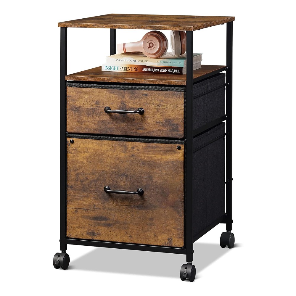 bedside table on wheels