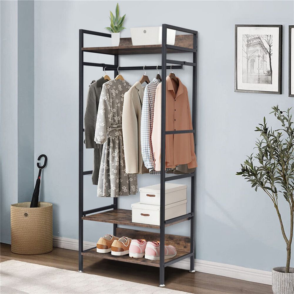 Entryway Hall Coat Tree Rack Hanger And Bench With Storage